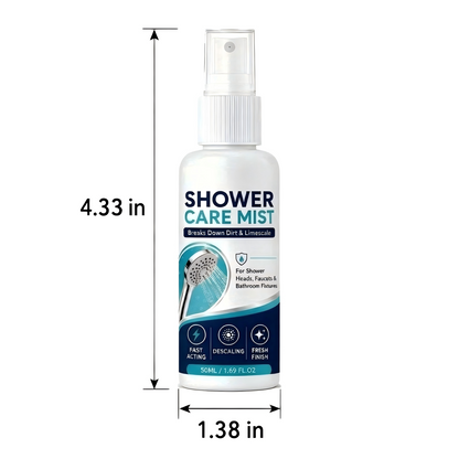 Bathroom Limescale Remover Spray – Water Spot Cleaner for Showerheads, Faucets & Bathroom Fixtures