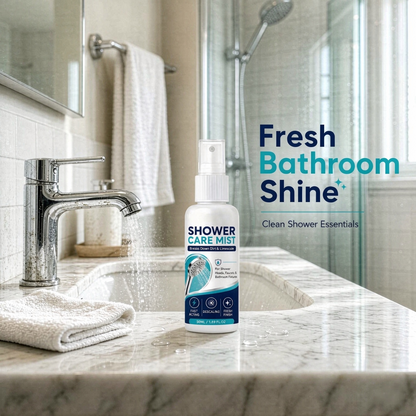Bathroom Limescale Remover Spray – Water Spot Cleaner for Showerheads, Faucets & Bathroom Fixtures