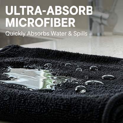 Premium Microfiber Glass Cleaning Cloth  – Streak-Free, Lint-Free & Ultra Absorbent