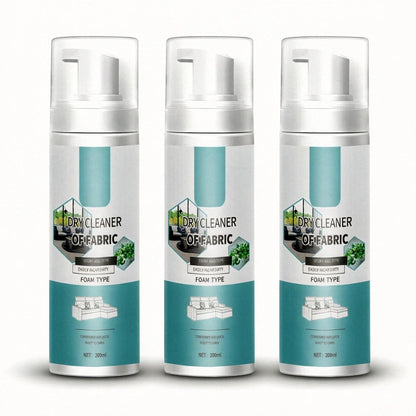 Multi-Purpose Fabric Cleaner Spray – Foam Cleaner for Sofas, Carpets, Curtains & Car Interiors