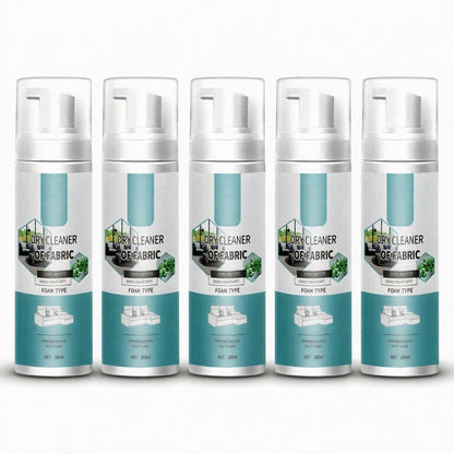 Multi-Purpose Fabric Cleaner Spray – Foam Cleaner for Sofas, Carpets, Curtains & Car Interiors