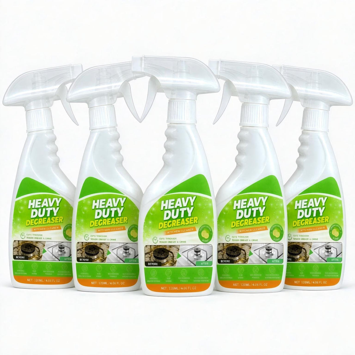 Heavy-Duty Kitchen Degreaser Spray – Powerful Grease & Grime Cleaner