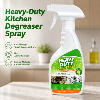 Heavy-Duty Kitchen Degreaser Spray – Powerful Grease & Grime Cleaner