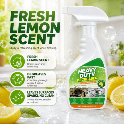 Heavy-Duty Kitchen Degreaser Spray – Powerful Grease & Grime Cleaner