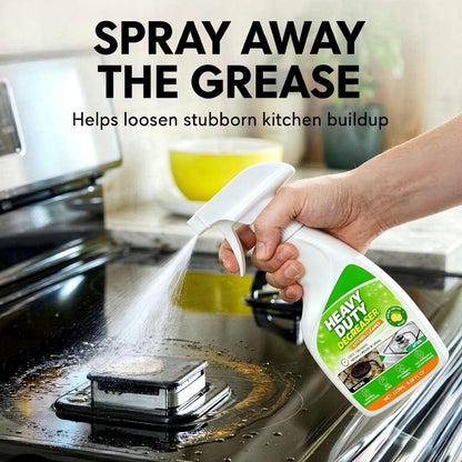 Heavy-Duty Kitchen Degreaser Spray – Powerful Grease & Grime Cleaner