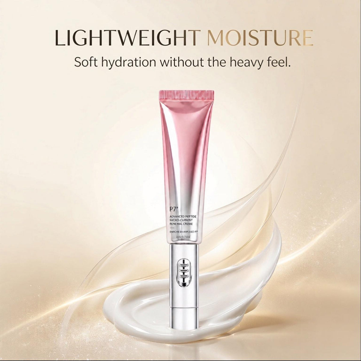 ⚡ Electric Eye Cream – 💧 Lightweight Hydration · 🌿Gentle Eye Care · ✨ Massage Head