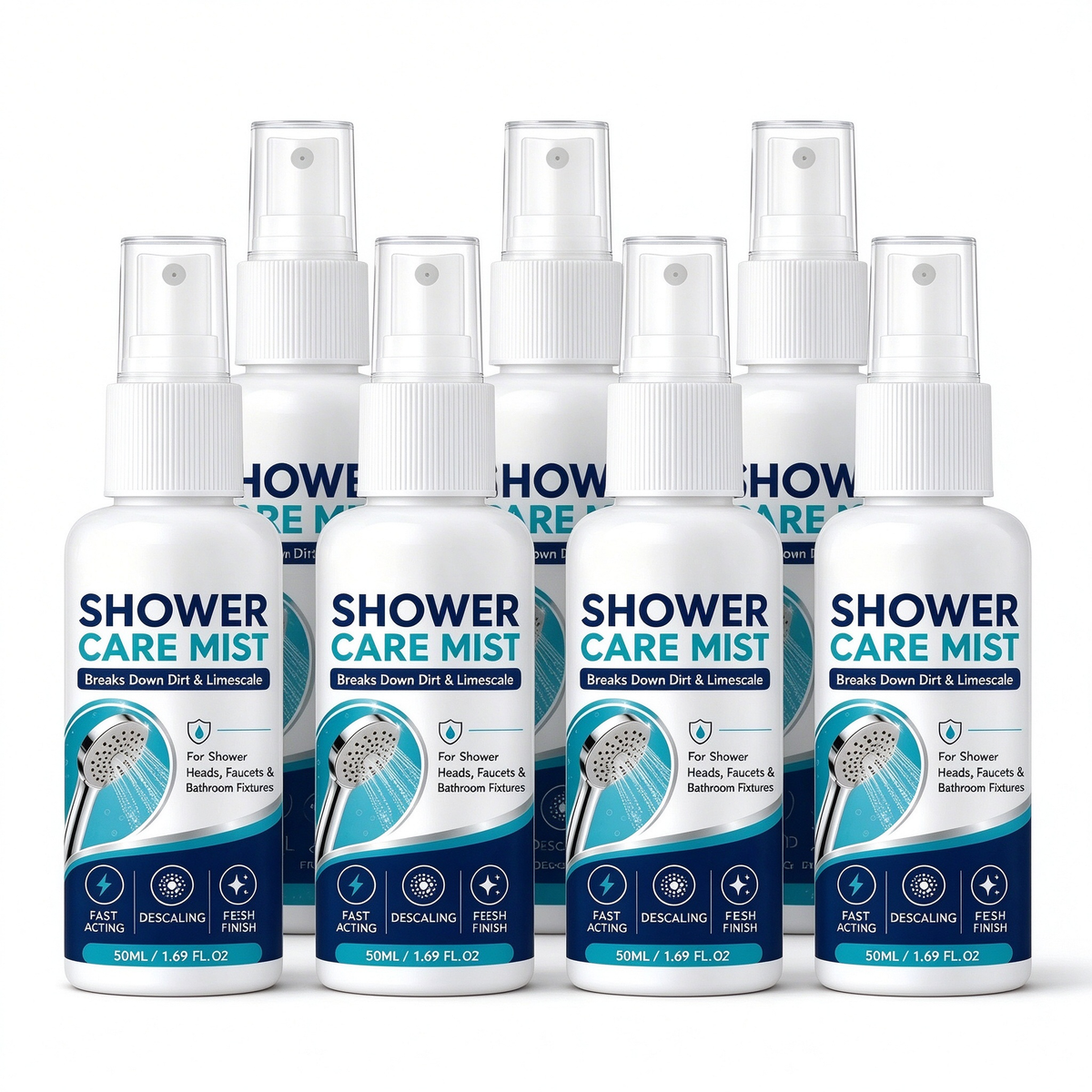 Bathroom Limescale Remover Spray – Water Spot Cleaner for Showerheads, Faucets & Bathroom Fixtures